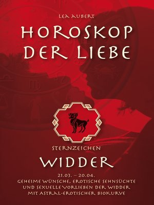 cover image of Horoskop der Liebe – Sternzeichen Widder
